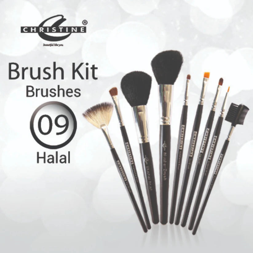 Christine 9 piece brush set