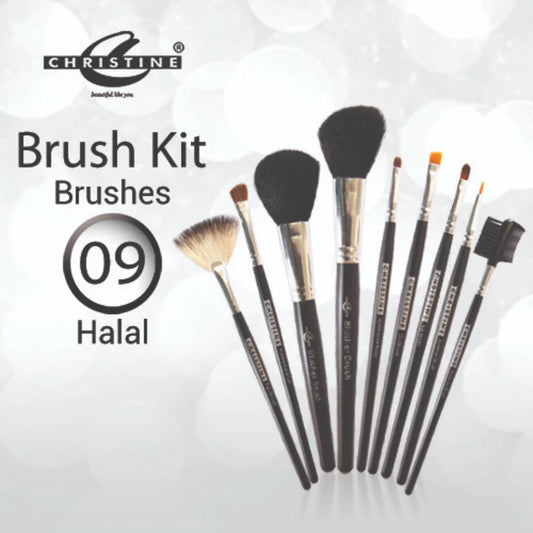 Christine 9 piece brush set