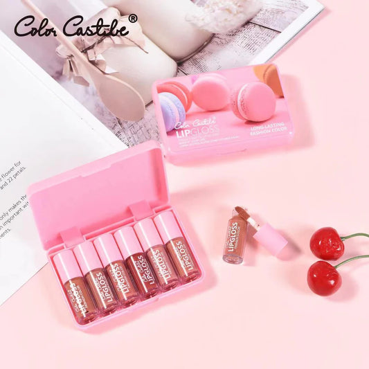 Color castel lipgloss 6 piece pack