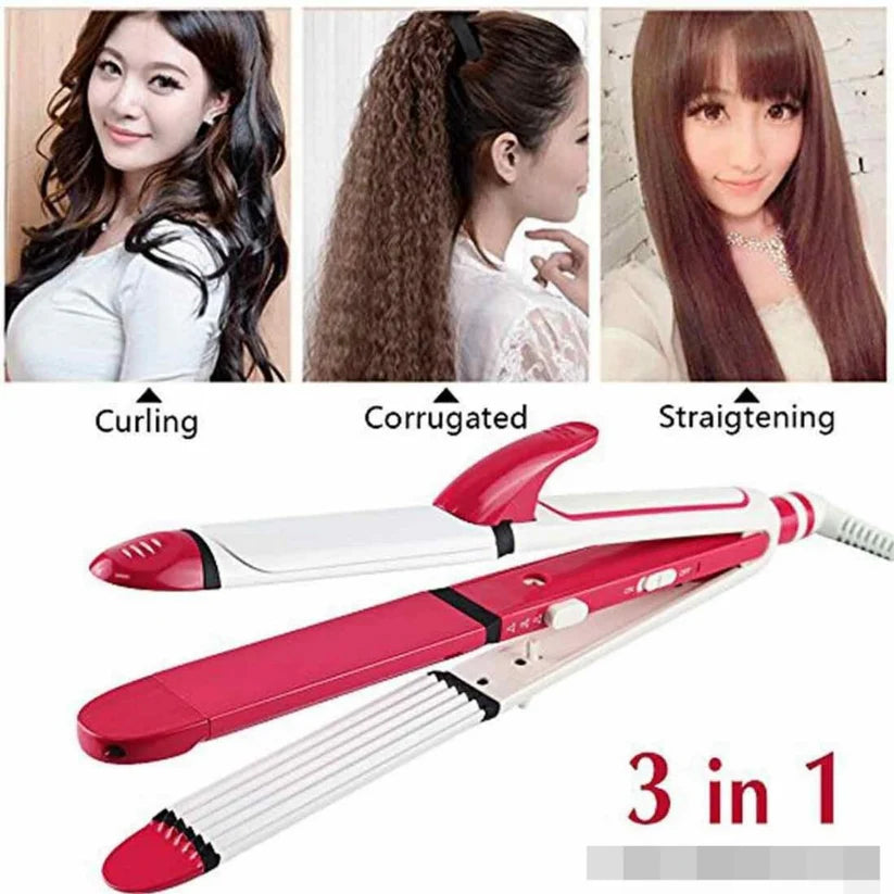 Shinon 3 In 1 Professional Electric Hair Straightener