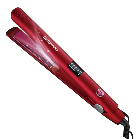 Babyverse professional hair straightener with temperature adjustment model ba-429